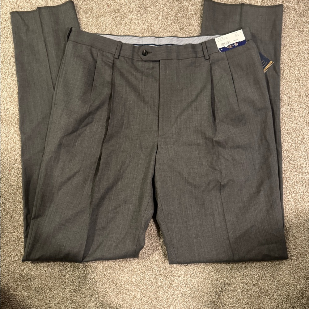 Hart Schaffner Marx Gray Dress Pants